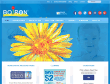 Tablet Screenshot of boiron.ca