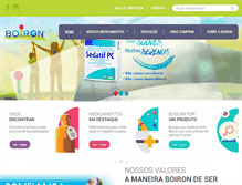 Tablet Screenshot of boiron.com.br
